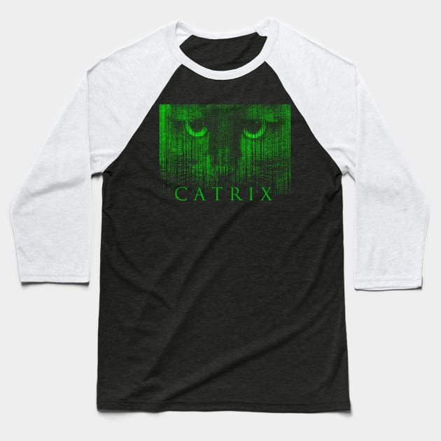 Catrix Baseball T-Shirt by arxitrav